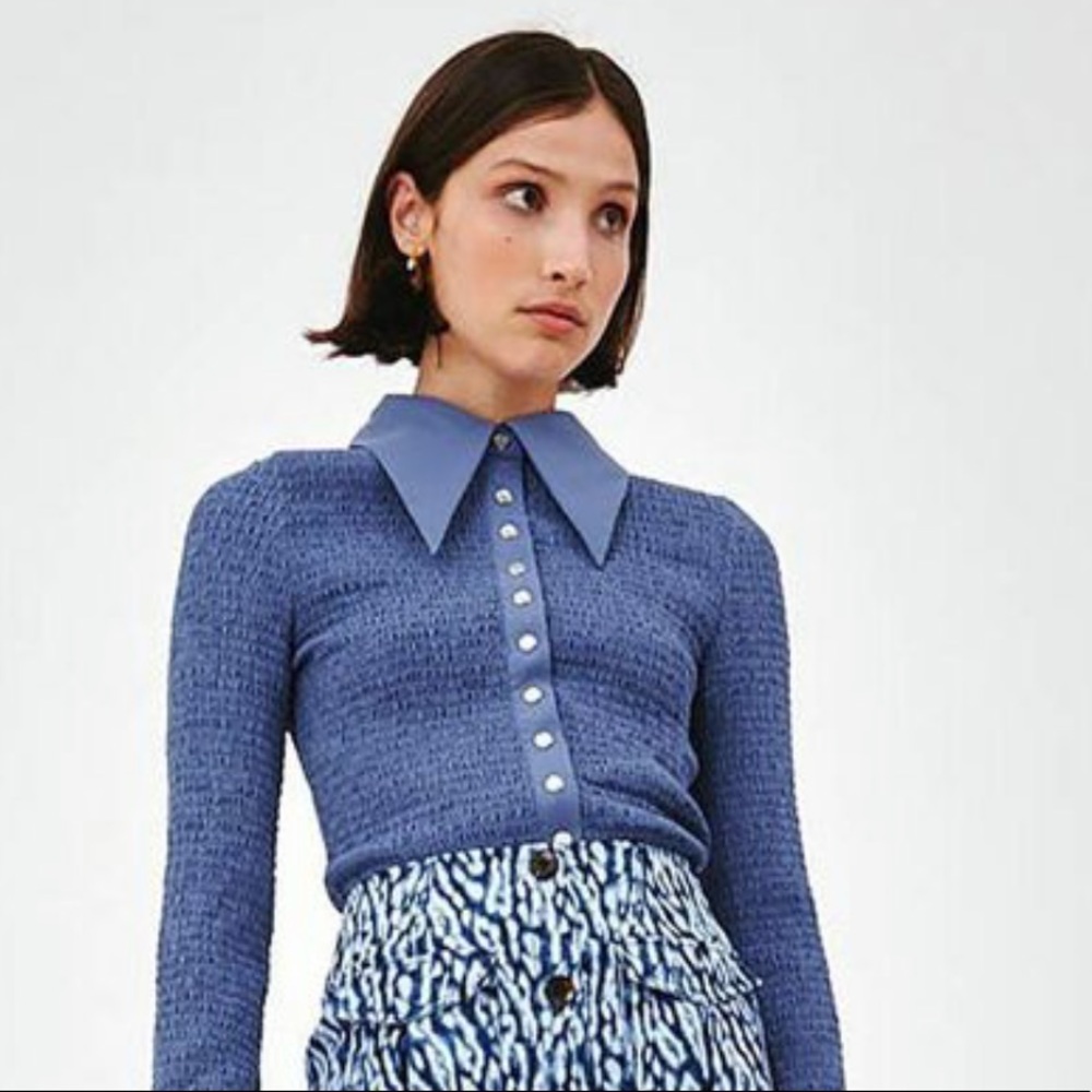 iSO c/meo collective Washed Blue Good Love Top